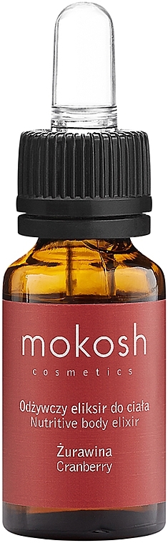 Body Elixir "Cranberry" - Mokosh Cosmetics Nutritive Body Elixir Cranberry — photo N1