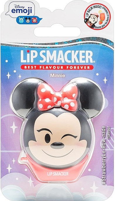 Lip Balm "Minnie" - Lip Smacker Disney Emoji Minnie Lip Balm Strawberry — photo N1
