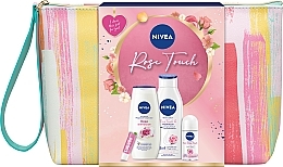 Set, 5 products - Nivea Rose Touch Set — photo N1
