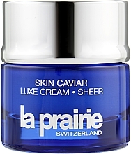 Fragrances, Perfumes, Cosmetics Firming & Lifting Light Cream - La Prairie Skin Caviar Luxe Cream Sheer