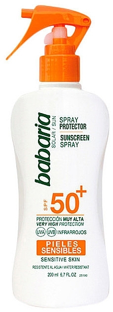 Sunscreen Spray - Babaria Spray Pele Sensível SPF50+ — photo N1