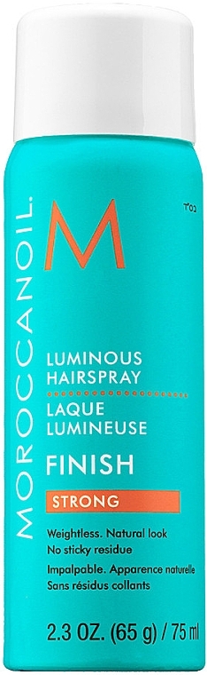 Strong Hold Luminous Hair Spray - Moroccanoil Luminous Hairspray Strong Finish — photo N2