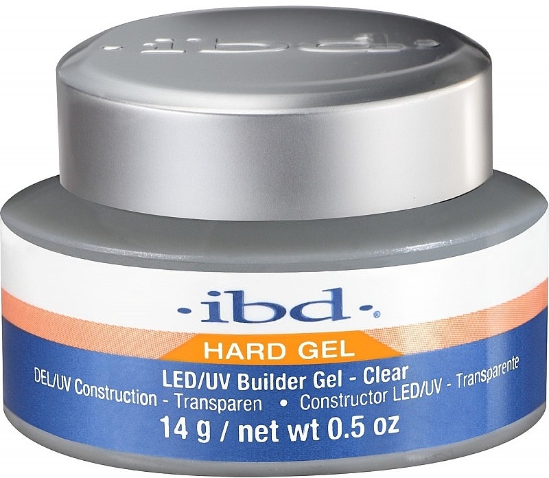 Nail Builder Gel, transparent - IBD LED/UV Builder Clear Gel — photo N12
