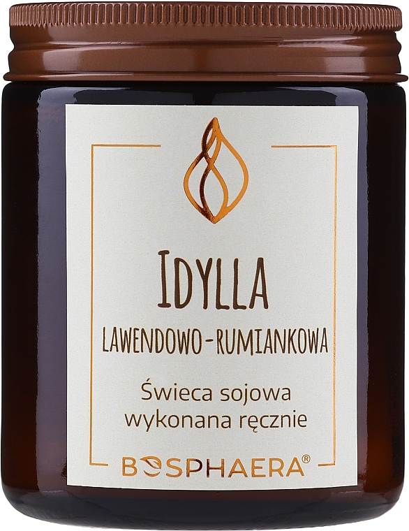 Scented Soy Candle "Idyll. Lavender Chamomile" - Bosphaera — photo N1