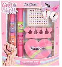 Kids Manicure Set, 7 products - Martinelia Supergirl Super Nails Set — photo N1