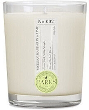 Fragrances, Perfumes, Cosmetics Scented Candle - Parks London Home №002 Sicilian Mandarin & Lime Candle