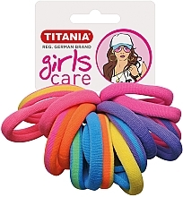 Fragrances, Perfumes, Cosmetics Elastic Hair Bands, 16 pcs, multicolored - Titania Girls Care
