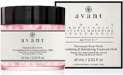 Rose Petals Antioxidising & Retexturing Treatment Mask - Avant Damascan Rose Petals Antioxidising & Retexturing Treatment Mask — photo N4