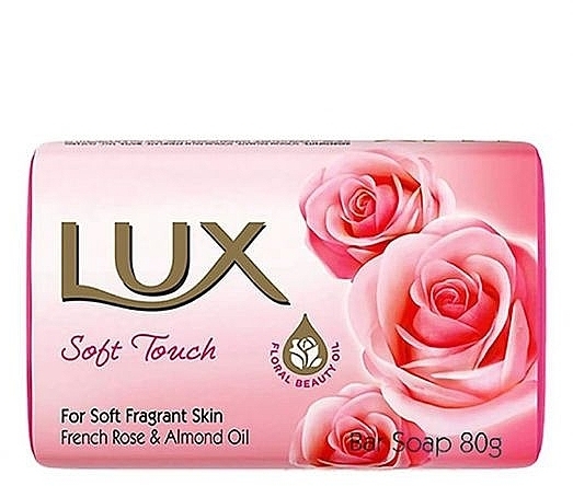 Soap - Lux Soft Touch French Rose & Almond Oil Soap Bar — photo N1