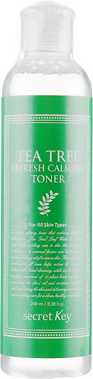 Face Toner for Problem Skin - Secret Key Tea Tree Refresh Calming Toner — photo N1