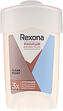 Fragrances, Perfumes, Cosmetics Antiperspirant-Cream "Maximum Protection" - Rexona Women Maximum Protection Clean Scent Fresh Stick Anti-transpirant