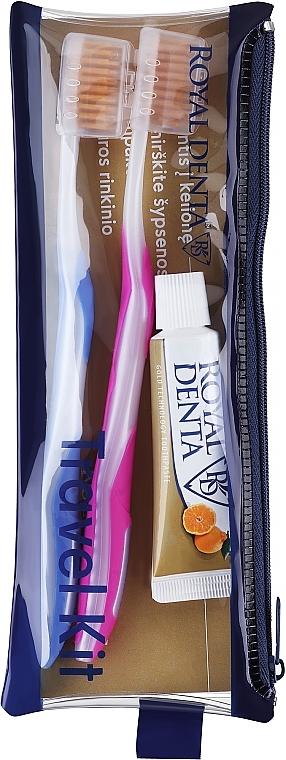 Set - Royal Denta Travel Kit Jeju (toothbrush/2pcs + toothpaste/20g) — photo N3