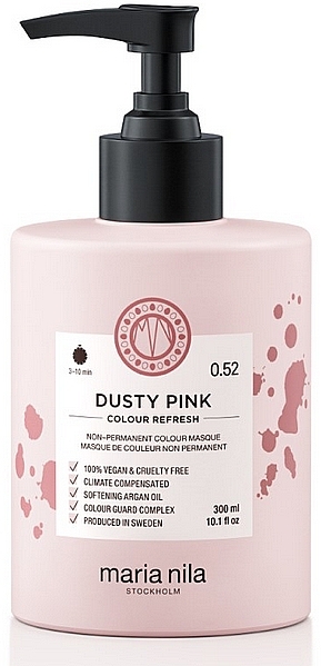 Hair Mask - Maria Nila Colour Refresh Dusty Pink — photo N1