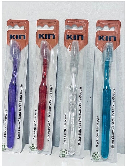 Extra Soft Toothbrush, red - Kin Extra Soft Toothbrush — photo N5