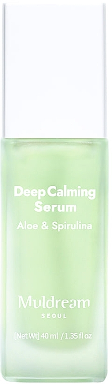 Soothing Serum for Sensitive & Oily Skin - Muldream Deep Calming Serum Aloe & Spirulina — photo N3