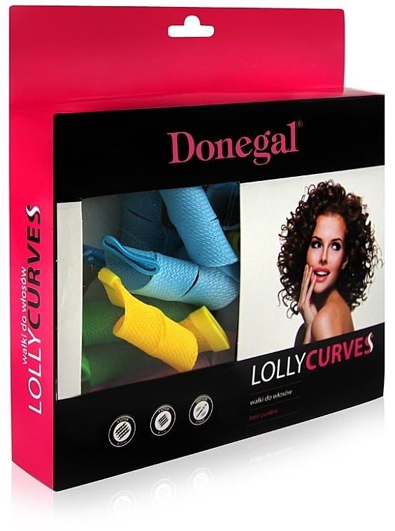Hair Curlers Set "Lolly Curves" 5007 - Donegal — photo N1