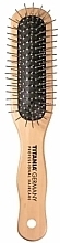 Massage Wooden Brush, square - Titania — photo N1