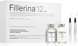 Fragrances, Perfumes, Cosmetics Dermato-Cosmetic System, level 5 - Fillerina 12 HA Densifying-Filler Intensive Filler Treatment Grade 5 (gel/28 ml + cr/28 ml + applicator/2 pcs)
