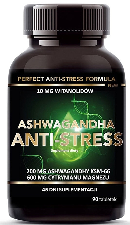 Dietary Supplement 'Ashwagandha Anti-Stress', tablets - Intenson Ashwagandha Anti-Stress — photo N2