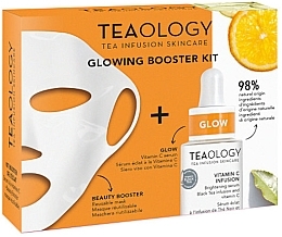 Fragrances, Perfumes, Cosmetics Set - Teaology Glowing Booster Kit (mask/1pc + serum/15ml)