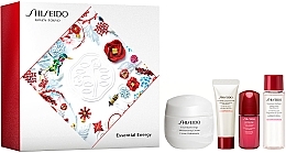 Fragrances, Perfumes, Cosmetics Set - Shiseido Essential Energy Holiday Kit (cr/50ml + foam/15ml + f/lot/15ml + conc/5ml)