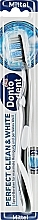 Toothbrush, medium, black - Dontodent Perfect Clean & White Mittel — photo N1