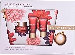 Fragrances, Perfumes, Cosmetics Set - Clarins Super Restorative Collection (cr/50ml + cr/15ml + h/cr/30ml + bag)