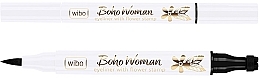 Eyeliner with Stamp - Wibo Boho Woman Eyeliner with Flower Stamp — photo N6