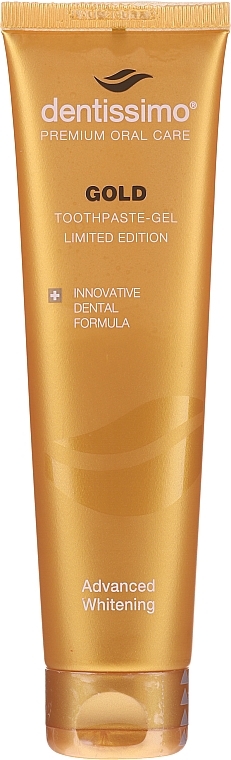 Whitening Toothpaste-Gel - Dentissimo Advanced Whitening Gold Toothpaste — photo N3