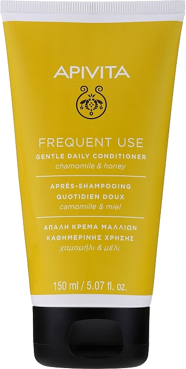 Chamomile & Honey Conditioner - Apivita Gentle Daily Conditioner For All Hair Types With Chamomile & Honey — photo N1