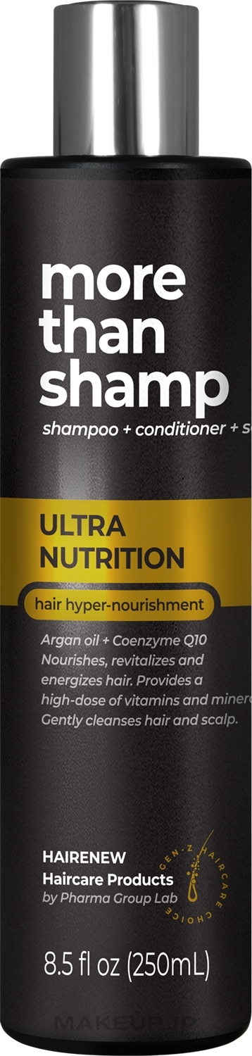 Shampoo 'Hyper-Nourishment from Roots to Tips' - Hairenew Ultra Nutrition Shampoo — photo 250 ml