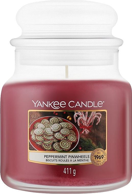 Peppermint Pinwheels Scented Candle - Yankee Candle Peppermint Pinwheels — photo N5