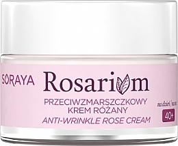 Fragrances, Perfumes, Cosmetics Anti-Wrinkle Cream - Soraya Rosarium Anti-wrinkle Rose Cream 40+