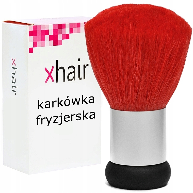 Hairdressing Neck Brush, red hair - Xhair — photo N1