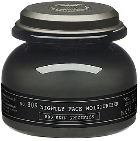 Moisturizing Night Cream - Depot 809 Nightly Face Moisturizer — photo N1