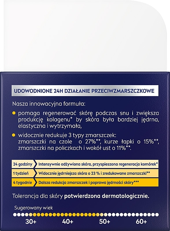 Anti-Wrinkle Moisturizing Cream for All Types of Skin - NIVEA Visage Q10 Plus Night Cream — photo N3