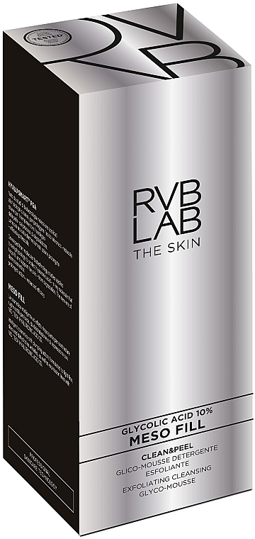 Face Cleansing Mousse - RVB LAB Meso Fill Clean&Peel Exfoliating Cleansing Glyco Mousse — photo N12