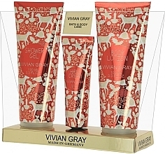 Set - Vivian Gray Red Christmas Set (h/cr/30ml + b/lot/100ml + sh/gel/100ml) — photo N8