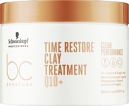 Hair Mask - Schwarzkopf Professional Bonacure Time Restore Clay Treatment Q10+ — photo N2