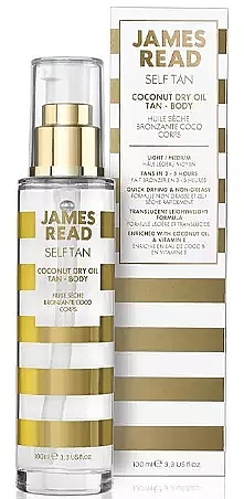 Coconut Dry Oil with Tanning Effect - James Read Self Tan Coconut Dry Oil Tan Body — photo N7