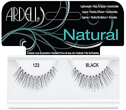 False Lashes - Ardell Glamour Lashes Black 123 — photo N1