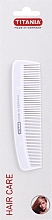 Fragrances, Perfumes, Cosmetics Pocket Comb, 12 cm, white - Titania