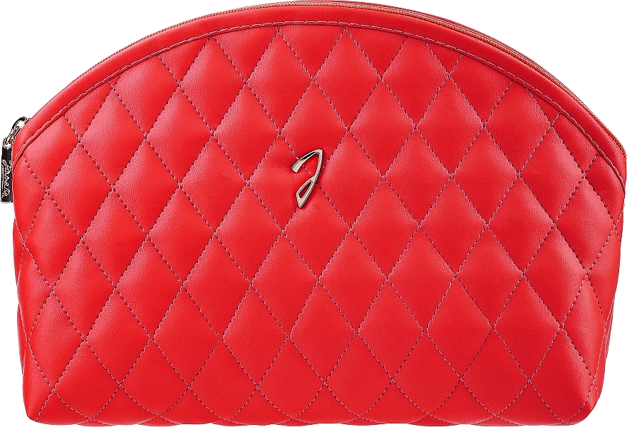 Makeup Bag, red - Janeke Quilted Red Pouch Empty Cod — photo N1