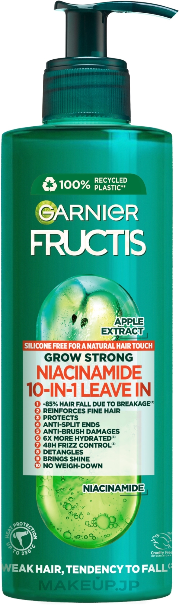 Strengthening Hair Cream - Garnier Fructis Grow Strong 10in1 Cream — photo 400 ml