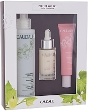 Fragrances, Perfumes, Cosmetics Set - Caudalie Perfect Skin Set (f/ser/30ml + f/ton/200ml + f/cr/40ml)