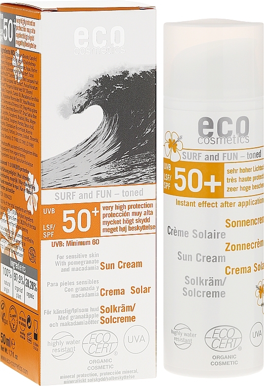 Extra-Waterproof Sunscreen - Eco Cosmetics Surf & Fun Extra Waterproof Sunscreen SPF 50+ — photo N3