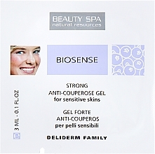 Fragrances, Perfumes, Cosmetics Anti-Couperose Strong Face Gel - Beauty Spa Biosense Strong Anti-Couperose Gel (sample)