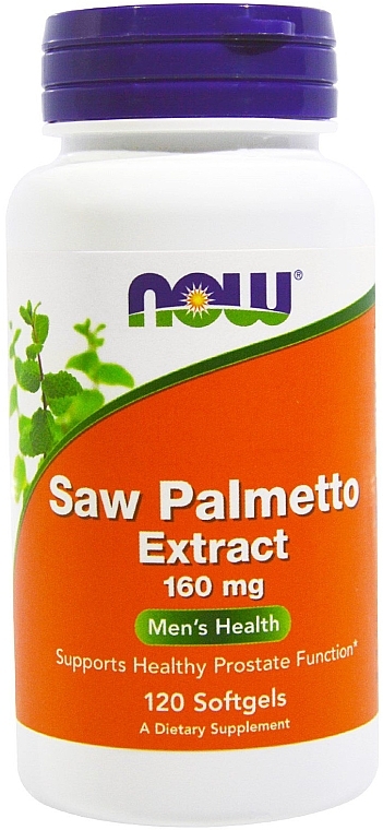 Saw Palmetto Extract - Now Foods Saw Palmetto Extract, 160mg — photo N8
