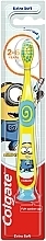 Kids Toothbrush, 2-6 yrs, yellow-dark blue, minions - Colgate Smiles Kids Extra Soft — photo N3