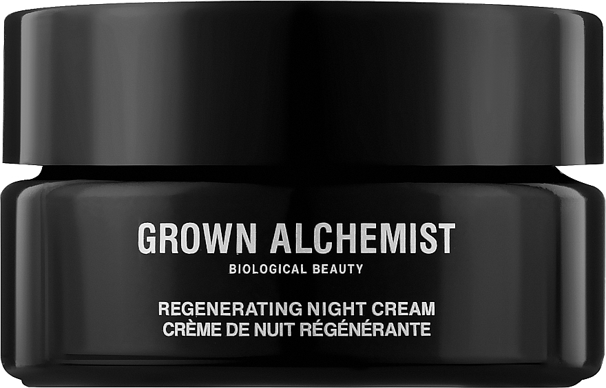 Night Face Cream - Grown Alchemist Regenerating Night Cream Neuro Peptide Violet — photo N1